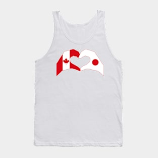 We Heart Canada & Japan Patriot Flag Series Tank Top